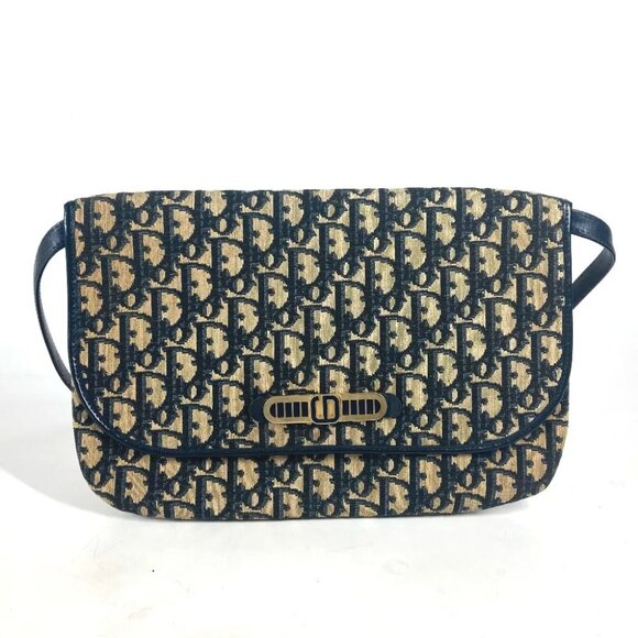 Dior vintage Trotter CD logo Accessory pouch Shoulder Bag - Picture 1 of 12